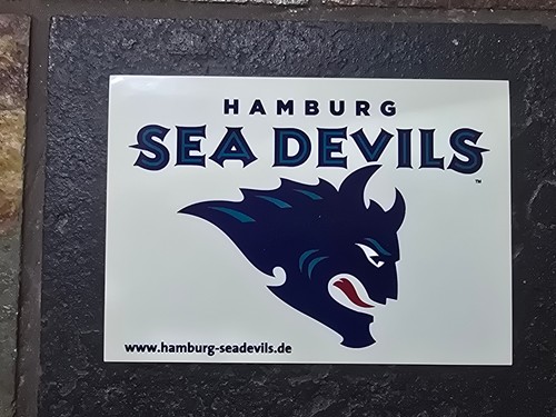 Hamburg sea devils sticker - hamburg,