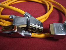 2 Stück / High End  Scartkabel / monitor CASABLANCA-S1-HiFi / Scartkabel 1,8m