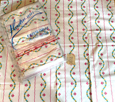 Bettwäsche DDR 1960/70er J. UNBENUTZT vintage Ostalgie 4-teilig 100%BW /P4.5/10