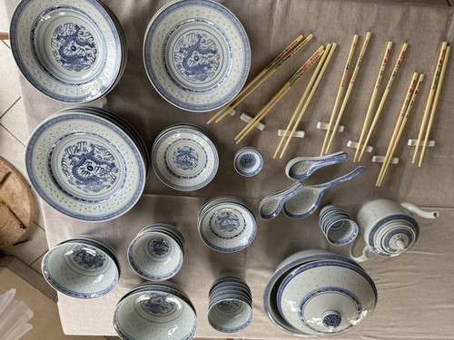 Chinesische reiskorn porzellan - chinesische,