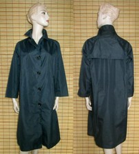 BLAUER REGENMANTEL - RAINCOAT - NYLON - VINTAGE - GR. M - L