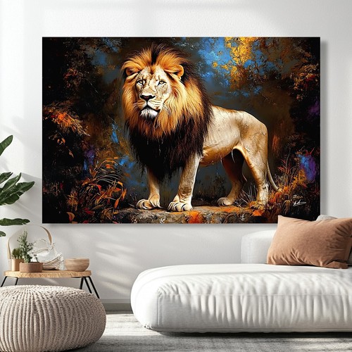 Leinwand bild löwe tiere - tiere, lion