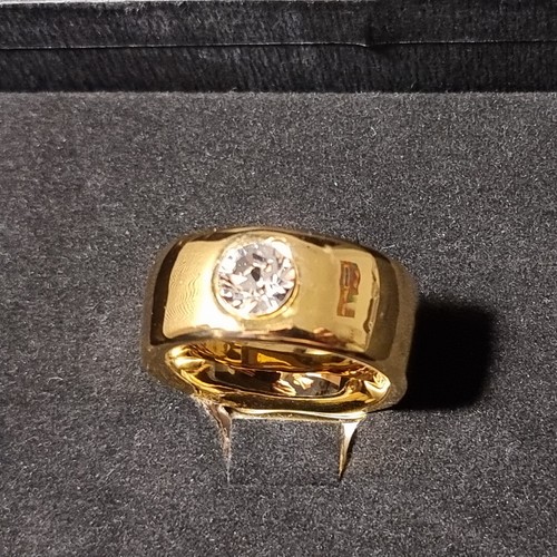 2carat goldring mit stein neu - 2carat,