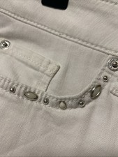 Herrlicher Weißer eleganter EDEL Rock Jeansrock Cambio Haze 40