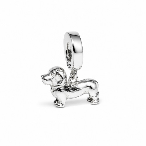 Dackel charm 925 silber - dackel,