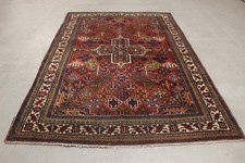 Antik handgeknüpfter Alte Perser  Teppich 196 x 134 cm ca 100 jahre alt