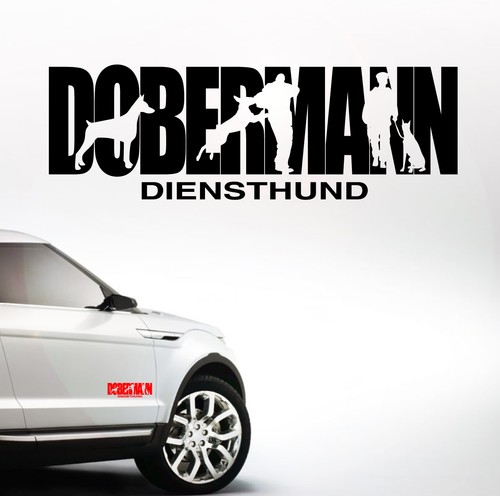 Auto aufkleber dobermann - auto,