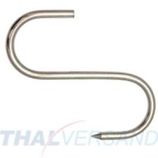 10er Pack S-Haken 160mm Edelstahl Speckhaken Fleischerhaken