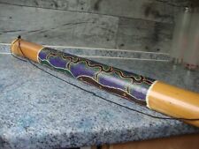 1x "Regenmacher",Shaker,circa 80cm lang,Bambus,tolle Motive