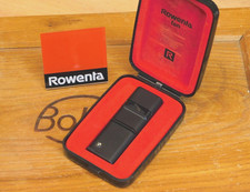 Rowenta Fan BMW Feuerzeug überholt OVP schwarz  1980er lighter briquet vintage