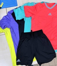 Adidas REF 22 Schiedsrichtertrikots kompl. Satz alle 5 Farben kurzarm M mit Hose