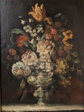 Blumenstillleben prunkvase - blumenstillleben, in