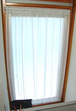 Scheibengardinen Weiß B 80cm