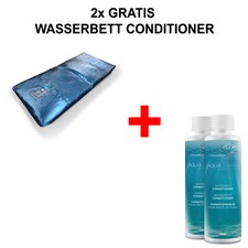 DUAL Wasserbett Matratze Wasserkern SOFTSIDE alle Größen + 2 Gratis Conditioners
