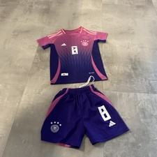 EM Kindertrikot Kroos mit Hose Nr. 8 Deutschland Gr. 116/122 Adidas 