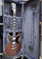 D´Angelico Deluxe Brighton Matte Walnut Dangelico E-Gitarre "wie neu"
