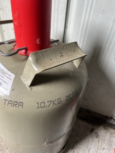 Gasflasche leer