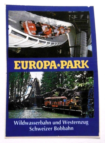Werbe aufkleber europa park - europa,