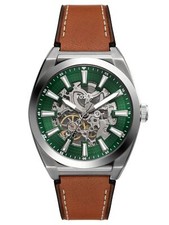 Fossil ME3261 Herrenuhr Lederarmband MECHANICAL braun