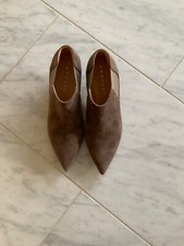 Unützer: Beige Wildlederstiefelette für Damen in Gr. 38