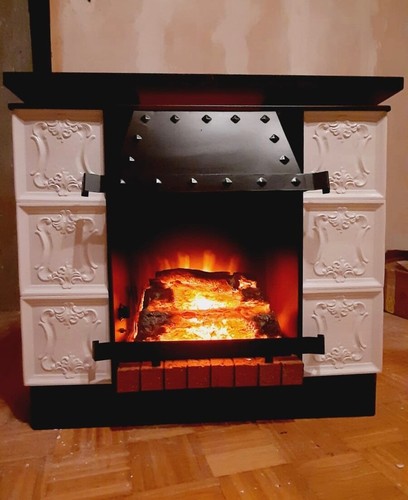 Vintage electric fireplace - vintage,