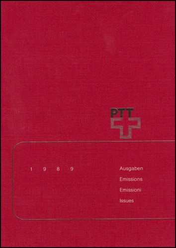 Ptt jahrbuch schweiz 1989 - schweiz,