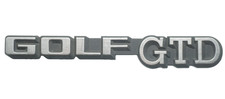 Original VW Typenzeichen Schriftzug für Golf GTD, 191 853 687 D