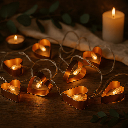 Led lichterkette herz hochzeit - led,
