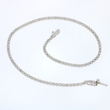 Wert 2.900,- Zartes Tennis Brillant Damen Armband 1,08 Carat 750 Gold T0223 xxyy