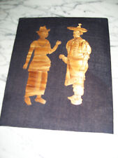 Kult zwei Männer in Tracht rumänisch ungarisch aus Arad 1974 Rarität