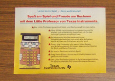 Seltene Werbung TEXAS