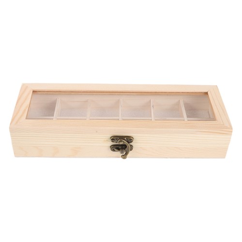 Mineralprobenbox aus massivem - aus,