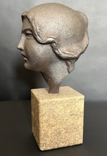 Art deco frauenbüste eisen - art,