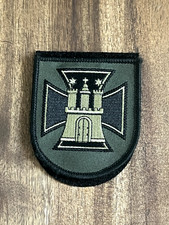 Landeskommando Hamburg LkDo Oliv Bundewehr Patch Klett Rückseite (8)