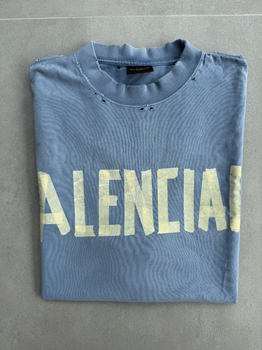 Balenciaga shirt herren - t-shirt, blau
