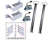 Abstellstützen Set 700mm passend für STEMA Anhänger mit Halterung & Klemmschelle