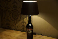 LED-Tischlampe aus einer Baileys Irish Cream Liqueur Flasche Lampe Rund Braun