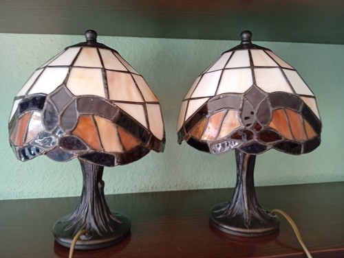 Paar tiffany lampen - tiffany,