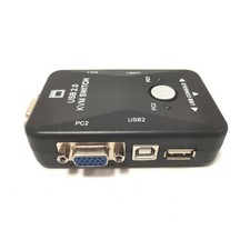 2 Port USB 2 0 KVM Switch mit VGA Ausgang für Dual Computer Management