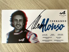 Signierte Autogrammkarte