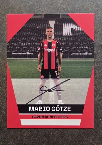 Mario götze autogrammkarte - götze,