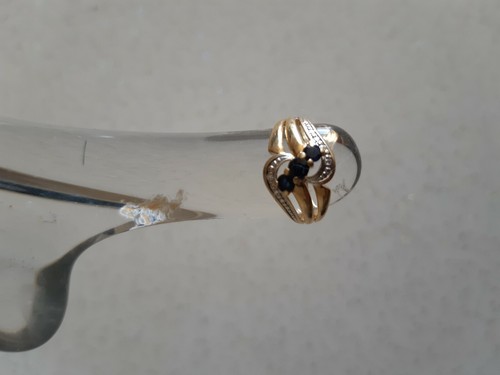18k gold mit saphiren - mit, 2