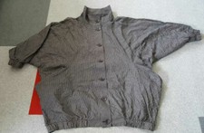 ??Lagenlook ALEMBIKA Jacke Ballon Mantel Sommer Regen schwarz weiß Gr. 50 52XL