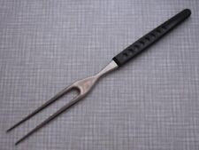 ELSTAWA  Tranchiergabel  DDR  schwarze Plastegriff + Punkte  Besteck  Vorlegegab