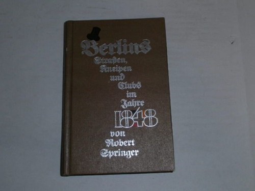 Springer robert berlin s - springer,, robert: