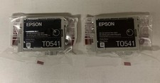 2 x Epson Patrone T0541 C13T05414010 Photo Black Stylus Photo R800 R1800