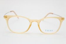 Damen Brille THEMA T-353 C14M Matt Orange Transparent 47[]19 Panto Kunststoff