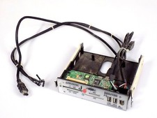 Revoltec 5.25 Desktop Front Panel USB FireWire 1394 Card-Reader Kartenlesegerät