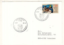 DDR Brief Sonderstempel Oederan Erzgebirge