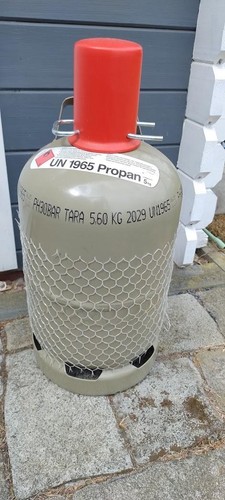 Leere propangasflasche - leere, 5-kg-propangasflasche